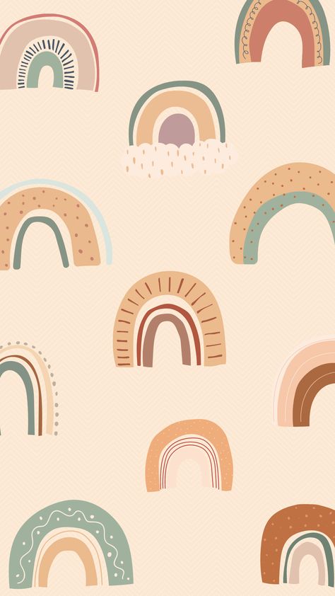 Cute Rainbow Wallpaper, Boho Rainbow Wallpaper, Wallpaper Iphone Boho, Phone Wallpaper Boho, Boho Wallpaper, Iphone Wallpaper Pattern, Whatsapp Wallpaper, Rainbow Wallpaper, Preppy Wallpaper