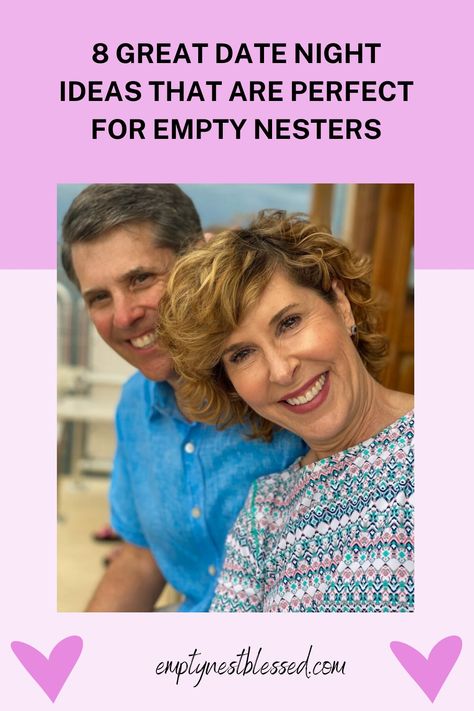 Check out these 8 great date night ideas for empty nesters! Strengthen your relationship with these unique & creative dates. Empty Nesters Ideas, Family Night Activities, Great Date Ideas, Valentines Date Ideas, Surprise Date, Mystery Date, Dating Ideas, Creative Dates, Empty Nesters