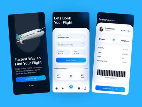 #mobiledesign #flightbookingapp #airticketbooking #reel #ui #ux #uidesign #uxdesign #reels #uidesigner #uxdesigner #dailyinspiration #userinterface #reelindia #userexperience #uiux #graphicdesign #webdesigner #designispiration #nike #appdesign #newreel #instagrambusiness Plain Ticket, Booking App Design, Flight Booking App, Flight App, Air Plain, App Login, Flight Booking, App Home, Booking App