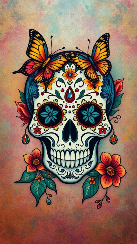 Traditional Sugar Skull Tattoo, Sugar Skull Sleeve, Sugar Skull Art Drawing, Sugar Skull Drawing, Sugar Skull Tattoo, Catrina Tattoo, Skull Sleeve Tattoos, Skull Sleeve, Skull Art Drawing