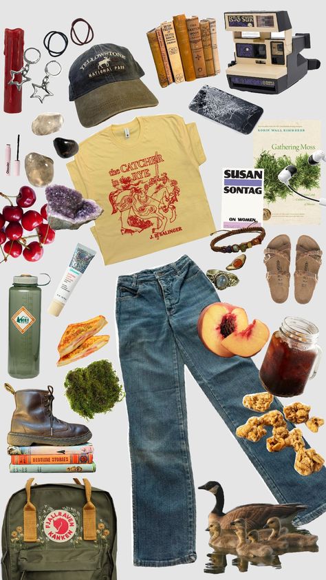 #granolagirl #grunge #aesthetic #ootd #goblincore #outfit #inspo #nichememe #hike #girl Aesthetic Ootd, Goblin Core, Granola Girl, Junk Drawer, Grunge Aesthetic, Casual Outfit, Your Aesthetic, Creative Energy, Granola