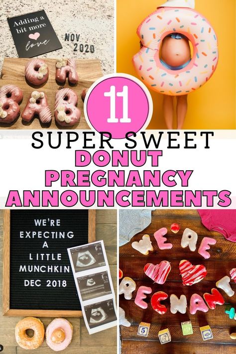 Donut Pregnancy Announcement Work, Eating For Two Pregnancy Announcement, We Donut Know What It Is Gender Reveal Decoration, Donut Baby Announcement, How To Announce Pregnancy To Friends, Ice Cream Pregnancy Announcement, Best Friend Baby Announcement, Dessert Pregnancy Announcement, Pregnancy Announcement To Coworkers