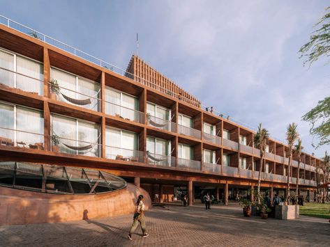 OMA completes Bali resort Potato Head Studios Desa Potato Head, Village Vibes, Resort In Bali, Bali Resort, Concrete Stairs, Potato Heads, Potato Head, Hotel Architecture, London House