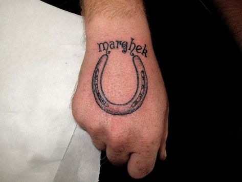 Small Tattoo Ideas For Men Horseshoe Horseshoes Tattoo, Equine Tattoo, Horseshoe Tattoo, Enough Tattoo, Horse Shoe Tattoo, Horse Tattoo Design, Shoe Tattoos, Web Tattoo, King Tattoos