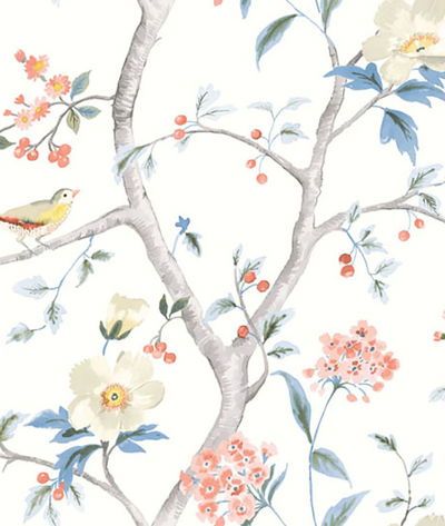 Lillian August Fabric & Wallpaper Carolina Blue Wallpaper, Jet Black Wallpaper, Chinoiserie Patterns, Fabric Wall Decor, Grass Wallpaper, Lillian August, Paintable Wallpaper, Blue Berry, Navy Wallpaper