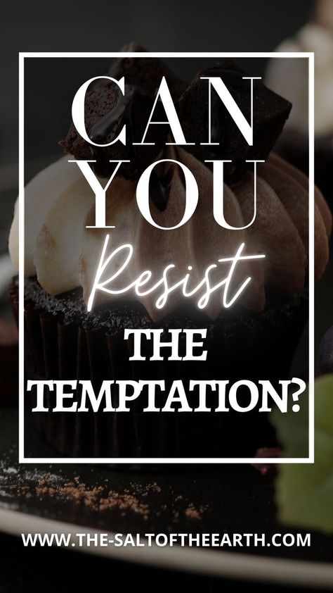 Every person has to deal with temptations in life, but it's all about whether you can resist the temptation or not. How can you resist the temptation? Find the answer in the blog Temptation Object Lesson, Jesus Tempted, Resisting Temptation, Resist Temptation, Lord’s Prayer, Secret Boards, Salt Of The Earth, Strong Personality, Object Lessons