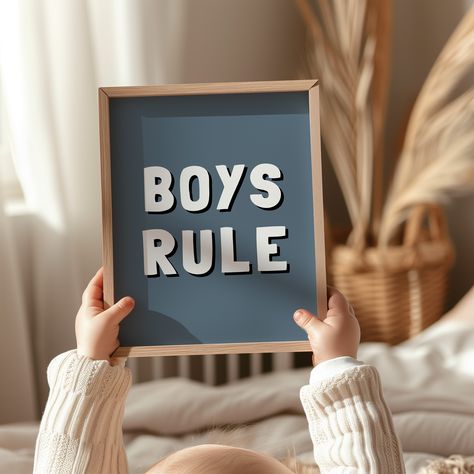 Oxherd Boy Quotes, Boy Wall Art Teenage, Home Is Where My Boys Are Sign, Brother Room Sign, Boys Will Be Boys Sign Wall Art, Smallwood Home, Word Decor, Room Wall Decor, Quotes For Kids