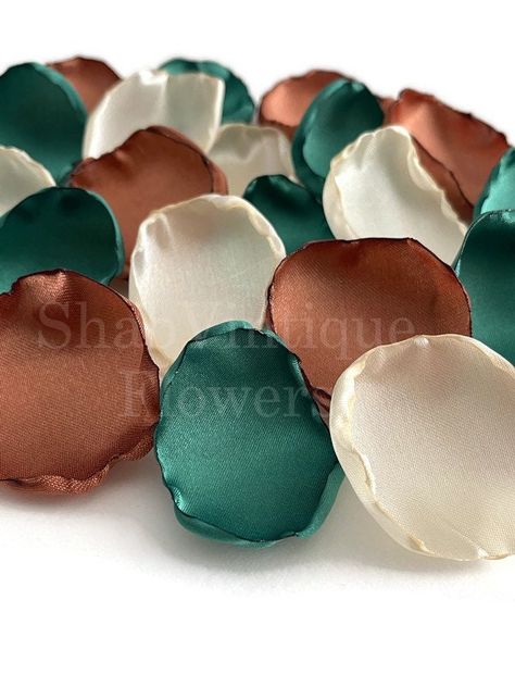 Excited to share this item from my #etsy shop: Terracotta, Emerald and Ivory Flower Petals #wedding #new #trending Flower Petals Wedding, Wedding Cake Table Decorations, Sage Green Flowers, Flower Girl Petals, Wedding Reception Table Decorations, Dessert Table Decor, Cake Table Decorations, Reception Table Decorations, Bridal Shower Tables