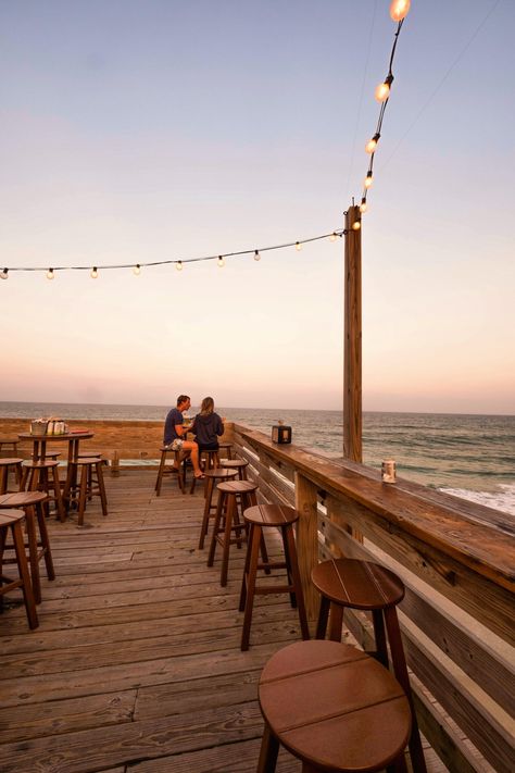 Beach Shack Restaurant, Wilmington North Carolina Aesthetic, Wilmington North Carolina Beach, South Carolina Restaurants, South Carolina Aesthetic, North Carolina Aesthetic, North Carolina Beach House, Beach Life Aesthetic, Beach Town Aesthetic