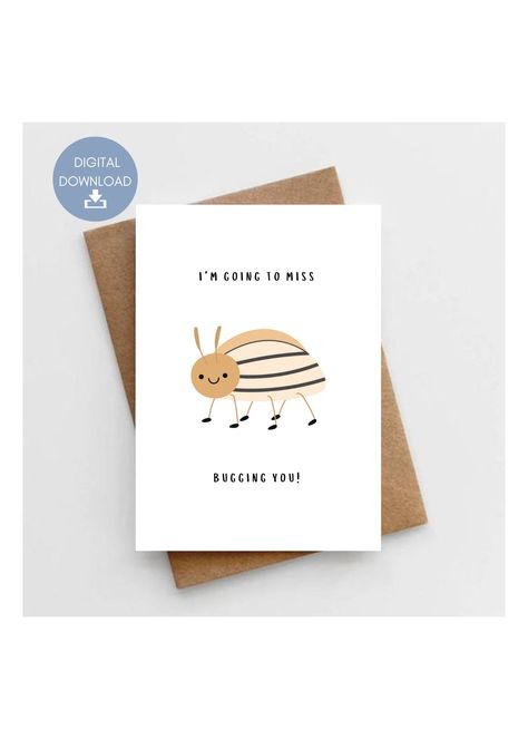 Funny Farewell Card, Farewell Cards Coworker, Farewell Card Ideas Handmade, Cute Pun Cards, Coworker Leaving Card, Welcome Back To Work, Farewell Greeting Cards, Funny Leaving Cards, Farewell Greetings