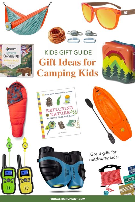 Lake Gifts For Kids, Camping Essentials For Kids, Camping For Kids, Camping Easter Basket, Camping Kids, Camping Gift Basket, Kids Camping, Camping Gift Ideas, Camping Gift Basket Ideas