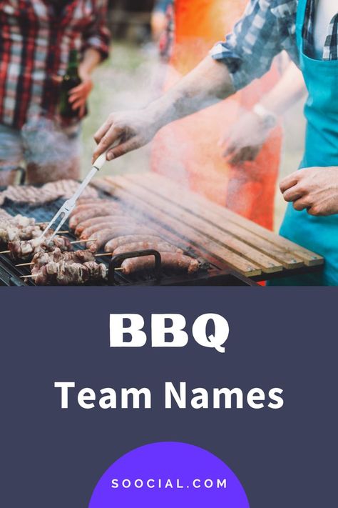 Bbq Competition, Cooking Humor, Drinking Team, Team Name, Fun Cooking, Team Names, Grilling, Funny