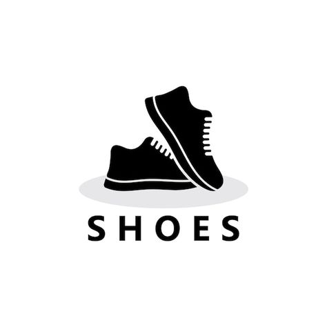 Shoes Logo, Minimal Logo Design, Modern Shoes, Logo Creation, Minimal Logo, Clean Modern, Premium Vector, Template Design, Logo Design