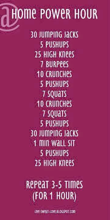 Home Power Hour Workout HIIT Hour Workout Routine, Workout Circuit At Home, 1 Hour Workout, Workout Pics, Full Body Cardio, Weekend Workout, Summer Bod, Hour Workout, Workout Time