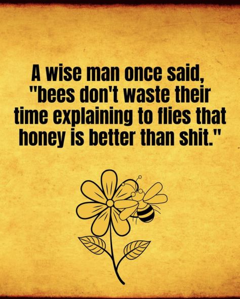 Bee Happy Quotes, Wise Man Quotes, Bee Quotes, Fly Quotes, I Deserve Better, Proverbs Quotes, Instagram People, Wise Man, Learning Quotes