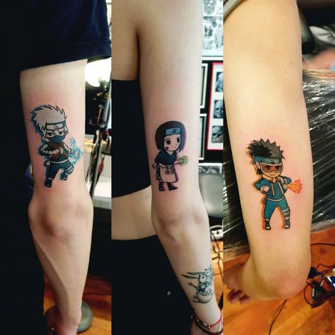 #tattoo #naruto #kakashi #obito #rin #shippuden Kakashi Obito Rin, Obito Rin Kakashi, Naruto Obito, Obito Rin, Kakashi Obito, Naruto Tattoo, Naruto Kakashi, Print Tattoos, Paw Print Tattoo