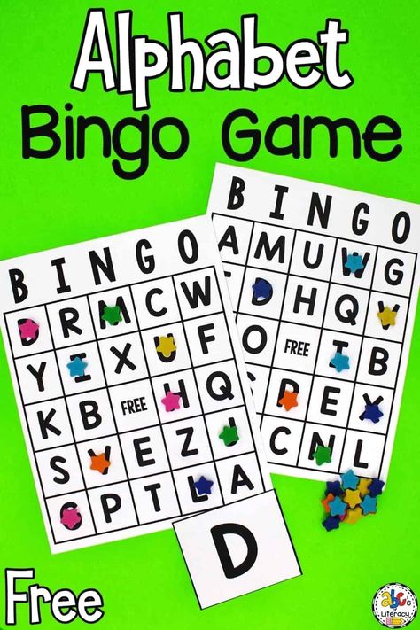 Letter Bingo, Abc Bingo, Letter Recognition Activities Preschool, Reading Support, Alphabet Bingo, Letter Recognition Games, Bingo Games For Kids, Bingo For Kids, Letter Recognition Activities