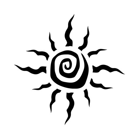 Sun Symbol Tattoo, Spiral Sun Tattoo, Spiral Sun, Sun Tattoo Designs, Sun Symbol, Symbol Tattoo, Sun Tattoo, Tattoo Ideas, Tattoo Designs