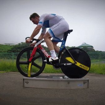 INCREDIBLE  leg speed of champion track cyclist Tomas Babek   VIDEO ▶ http://roa.rs/2Bcqclv?utm_content=bufferd569e&utm_medium=social&utm_source=pinterest.com&utm_campaign=buffer   #bicycle #rollers #cycling #spinning #bike #cadence #pedal #speed Bicycle Rollers, Spinning Bike, Spinning, Cycling, Bicycle, Track, Bike, The Incredibles