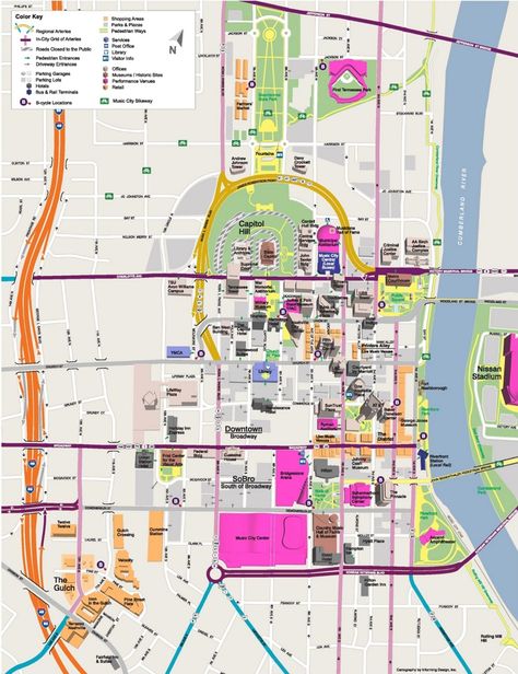 Nashville tourist attractions map Map Of Nashville Attractions, Map Of Downtown Nashville, Nashville Tourist Attractions, Nashville Tennessee Map, Map Of Nashville, Nashville Attractions, Nashville Tennessee Vacation, Nashville Map, Nashville Murals