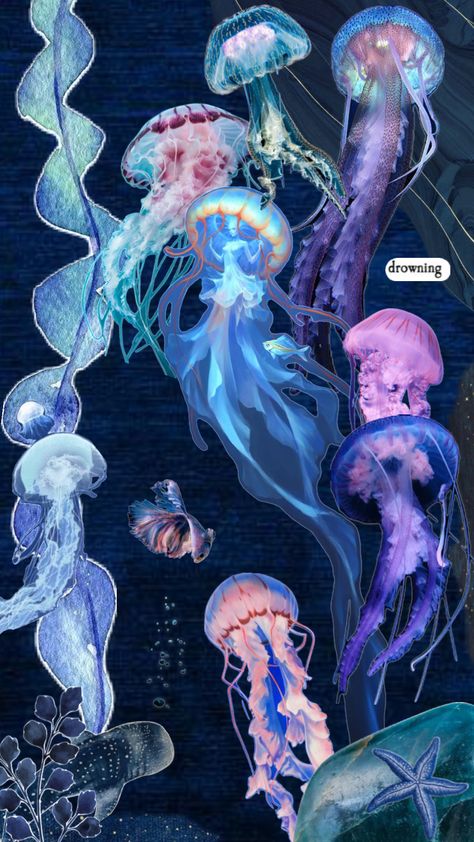 Inspired by my friends recent #jellyfish drawings #underwater #underwateraesthetic Jellyfish Person, Jellyfish, Drawings