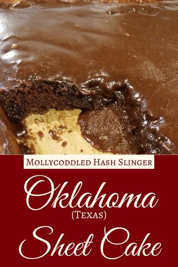 Oklahoma Cake Recipe, Red River Rivalry, Sheet Cake Recipe, Evil Laugh, Texas Sheet, Family Desserts, Texas Sheet Cake, Southern States, State Foods