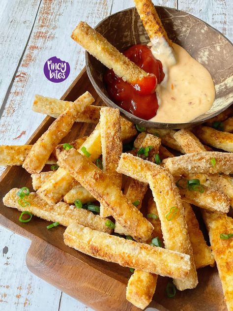 Tofu Fries, Fridge Staples, Soft Tofu, Vegetarian Ideas, Crispy Fry, Crispy Tofu, Filipino Food, Health Dinner Recipes, High Protein Low Carb