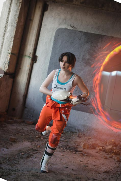 Portal Cosplay, Aperture Laboratories, Portal Game, Portal 2, Half Life, Metroid, Cosplay Props, Portal, Video Games