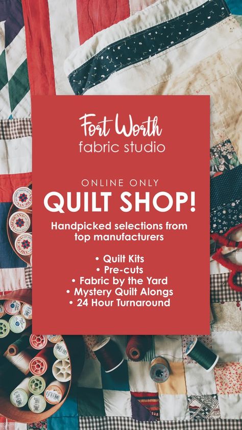 Your next favorite project is waiting! Shop an extensive selection of quilt kits, fabric by the yard, pre-cuts, mystery quilt-alongs, and pre-orders! Quilt Kits Precut For Sale, Tied Quilts, Quilt Kits For Sale, Mexico Painting, Fall Quilt Patterns, Americana Design, Matcha Cookies, Fabric Shopping, Picnic Quilt