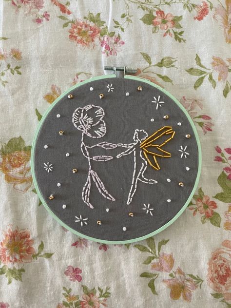 Whimsical Embroidery Whimsical Embroidery Patterns, Fairy Embroidery, Whimsical Embroidery, Fun Embroidery, Garden Embroidery, Embroidery Tshirt, Shirt Diy, Flower Fairies, Embroidery Inspiration