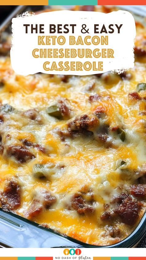 Cheeseburger Casserole Keto, Keto Cheeseburger Casserole, Keto Bacon Cheeseburger, Cheeseburger Casserole Recipe, Keto Cheeseburger, Ground Beef Keto Recipes, Bacon Cheeseburger Casserole, Beef Recipes Healthy, Dinner Sandwich