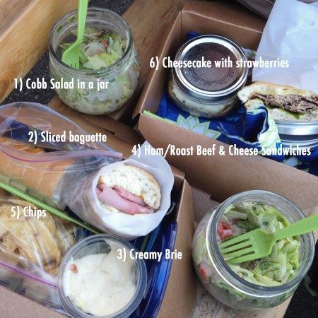 Picnic-at-the-Hollywood-Bowl copy Picnic Basket Food, Cobb Salad Ingredients, Individual Cheesecakes, Food Bites, Food Picnic, Picnic Dinner, Picnic Box, Kids Picnic, Jazz Standard