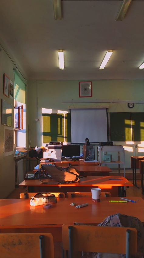 School Room Wallpaper, Reform School Aesthetic, Students In Classroom Aesthetic, School Classrooms Aesthetic, Run Down School Aesthetic, School Science Aesthetic, High School Loner, School Aesthetic Teacher, School Recess Aesthetic