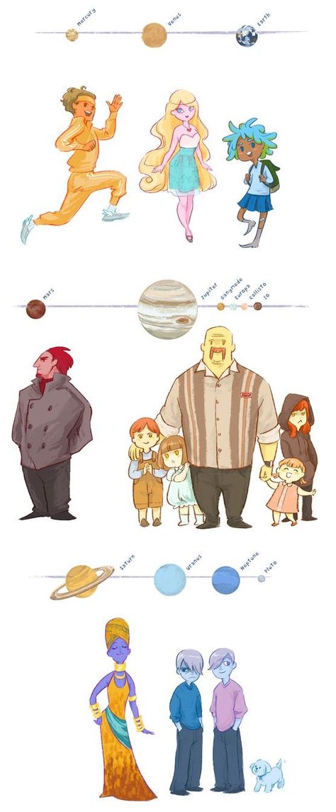 PLUTOS A DOG AWWW Earth As A Human Drawing, Food As People, Personification Art, 영감을 주는 캐릭터, Funny People, Pretty Art, Solar System, Cool Drawings, Amazing Art