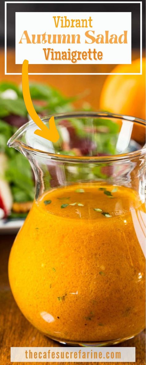 Autumn Salad Dressing, Fall Dinner Parties, Salad Vinaigrette, Fall Salads, Maple Vinaigrette, Cozy Fall Recipes, Fall Salad, Quick Pasta Recipes, Pumpkin Spice Recipe