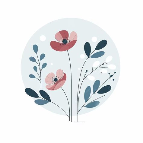 Premium Vector | Flat design of minimalist spring flowers Cartoon Flower, Cartoon Flowers, Borders And Frames, Drawing Practice, Flat Illustration, Flower Illustration, Flat Design, Graphics Design, Flower Design