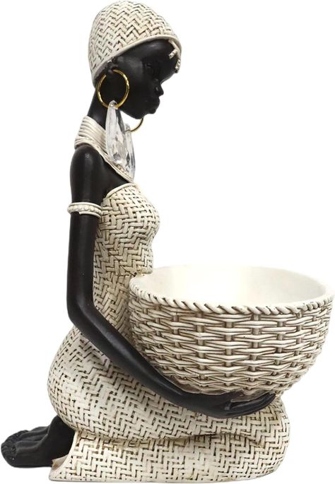 Amazon.com: Lescafita African Statues and Sculptures for Home Decor, Tribal Art Figurines for Living Room Decorations, Gold Vintage Aesthetic Ornament for Bookshelf and Tables, Housewarming Gifts for Women : Home & Kitchen Gold Vintage Aesthetic, African Statues, Art Figurines, Living Room Decorations, African Sculptures, African Home Decor, African Decor, Bookshelf Decor, Fall Nail Art