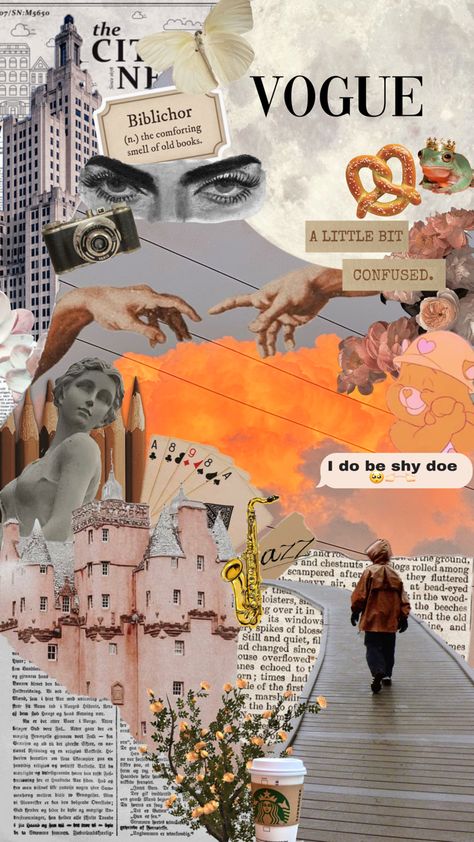 Collage Art Fashion Design, Trends And Fads Collage, Collage Powerpoint Design, Personal Collage Student, 2024 Moodboard Collage, Group Collage Ideas, Vintage Mood Board Aesthetic, High Fashion Collage, Magazine Collage Layout