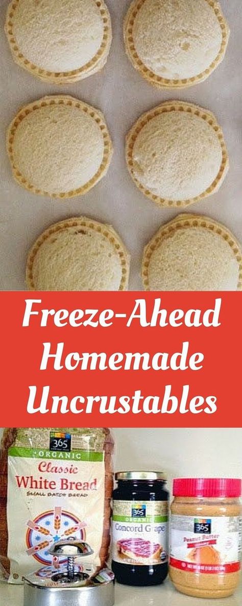 Perfect for back to school! This healthy version takes a few minutes to make and they freeze perfectly! Homemade Uncrustables, Peanut Butter Jelly Time, Healthy Version, Toddler Snacks, Homemade Snacks, School Snacks, Picky Eater Recipes, Healthy Snacks For Kids, Lunch Snacks