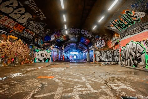 Graffiti Background Photoshoot, Elements Of Design Shape, Graffiti Tunnel, Leake Street, Mv Set, Routine School, Street Background, Secret London, Studio Backdrops Backgrounds