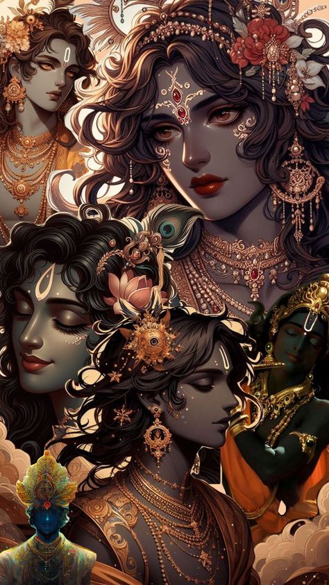 #krishna Cute Wallpapers Krishna, Krishna Cosplay, Krishna Asthetic Wallpers, Krishna Logo, All Hindu Gods, Krishna Artwork, Painting Of Krishna, Radha Krishna Art Beautiful, Unique Radha Krishna Images