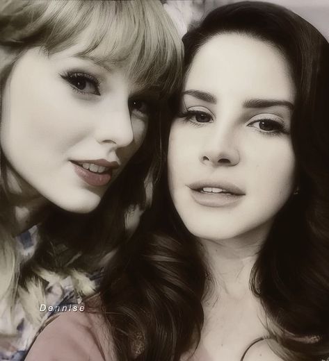 #taylor #taylorswift #lana #lanadelrey Taylor Swift Fotos, Lana Del Rey Love, Lana Rey, Icons Girls, All About Taylor Swift, Lana Del Ray, Taylor Swift Pictures, Taylor Alison Swift, Music Industry