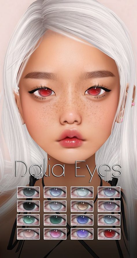 {S0NG} Dalia Eyes @Uber Event by Song (funeral.plutonian) https://flic.kr/p/2hPt4DS Sims 4 Doll Eyes, Sims 4 Blind Eye Cc, Sims 4 Cc White Eyes, Sims 4 White Eyes, Sims 4 Cc Red Eyes, Doll Eyes Sims 4 Cc, Sims Eyes Cc Shape, Sims 4 Eye Override, Sims 4 Eye Shape Cc