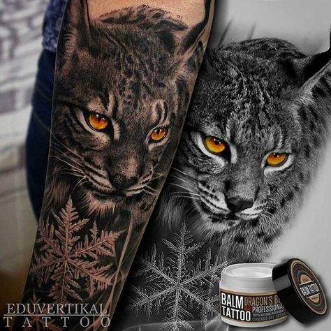 Lynx Tattoo, Japanese Art Tattoo, Big Cat Tattoo, Wolf Tattoos Men, Woodcut Tattoo, Nature Tattoo Sleeve, Wolf Tattoo Sleeve, Lion Head Tattoos, Eagle Tattoos