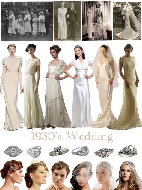 1930's inspired wedding - Great Gatsby, vintage elegance 1930s Inspired Wedding, 1930 Wedding Dress 1930s Style, 30s Inspired Wedding Dress, 30s Themed Wedding, Wedding Dresses Through The Decades, 1930 Wedding Theme, 1930s Wedding Theme, 1930 Wedding Dress, Vintage Wedding Dress 1930s