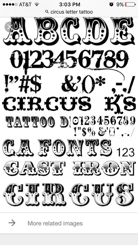 Circus Lettering, Circus Font, Numbers Tattoo, Old Circus, Sign Painting, Tattoo Lettering, Painted Signs, Book Cover Design, Resin Jewelry