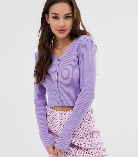 Asos Tops, Knitted Top, Knit Crop Top, Tie Dye T Shirts, Knit Crop, Sell Out, Celebrity Dresses, Pop Fashion, Knitwear Women