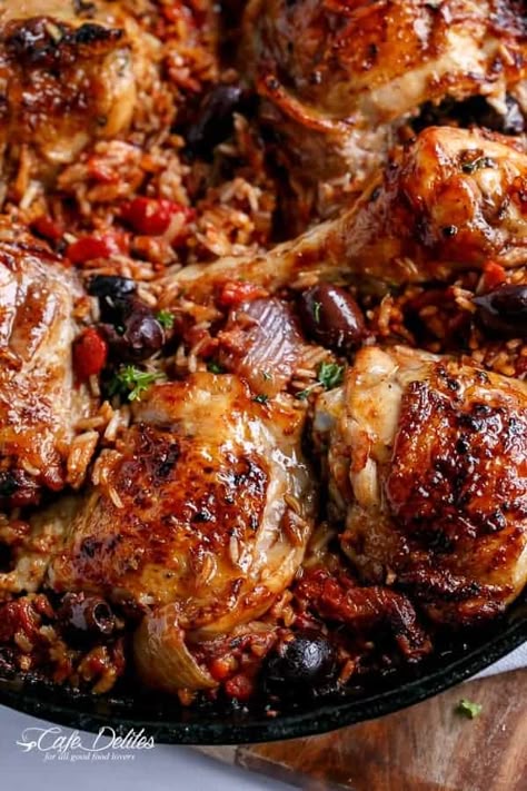 Italian Chicken And Rice, Sundried Tomato Chicken, Italian Chicken, Baked Chicken Breast, Chicken And Rice, Chicken Dishes Recipes, Chicken Dinner Recipes, Healthy Chicken, Turkey Recipes