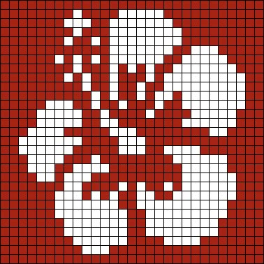 Alpha pattern #42563 | BraceletBook Crochet Alpha Patterns Free, Red Alpha Pattern, Alpha Pattern 32x32, Flower Crochet Grid, Cross Alpha Pattern, Cherry Alpha Pattern, Alpha Patterns 2 Colors, Skeleton Alpha Pattern, Aesthetic Alpha Patterns