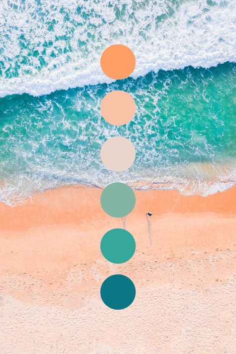 Light Teal Color Scheme, Summer Beach Colour Palette, Cabo Color Palette, Hawaii Colors Palette, Beachy Color Schemes, Miami Beach Color Palette, Beach Colour Scheme, Bright Beach Color Palette, Ocean Theme Color Palette